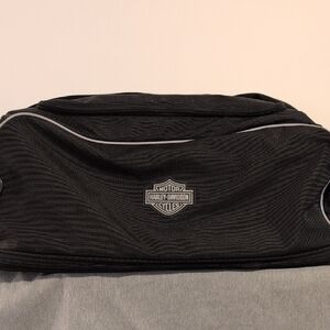 Harley-Davidson Black and Gray Duffel Bag